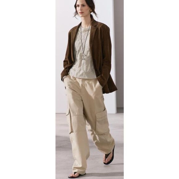 Zara Collection Cargo Pants Women's Sz. M.       P45 - Picture 1 of 9